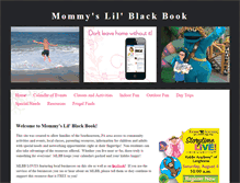Tablet Screenshot of mommyslilblackbook.com